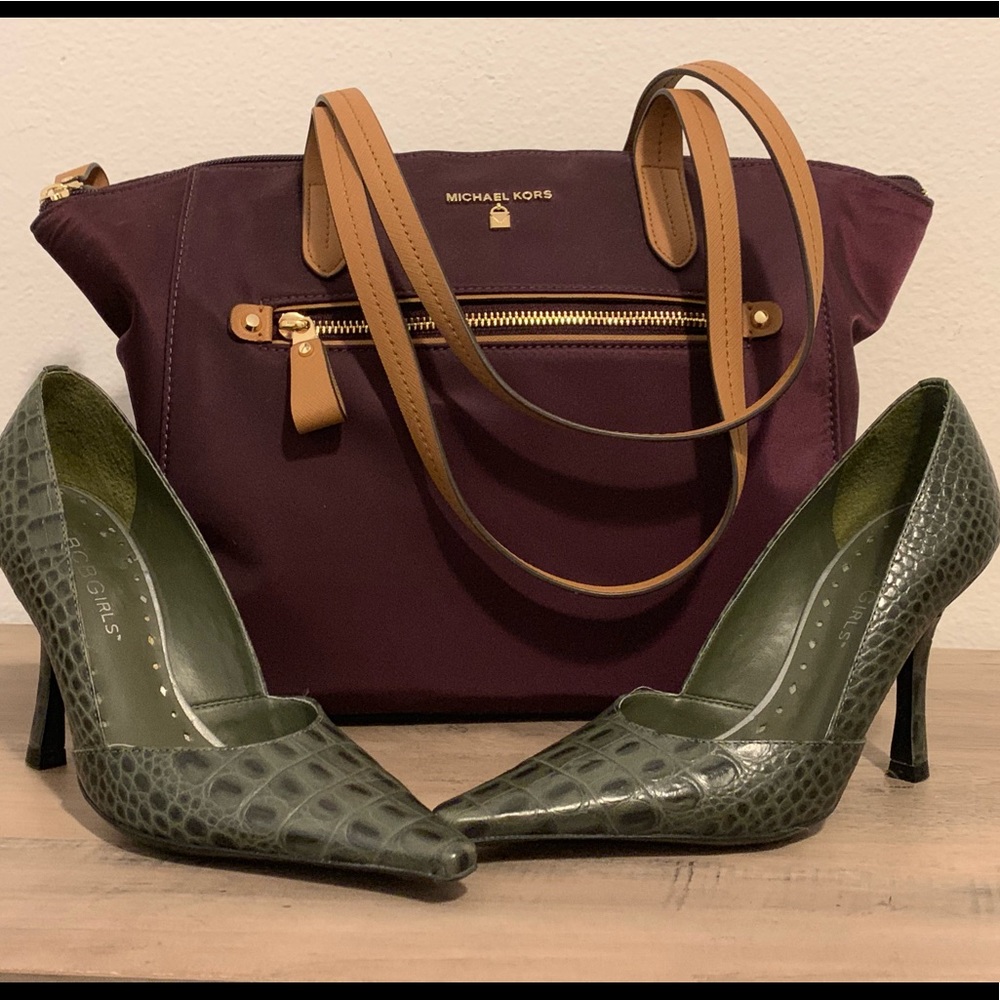 BCBG girls heels croco pumps runway FLASH SALE !